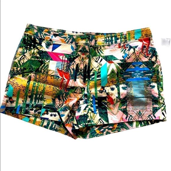 Nicole Miller Tropical Heatwave Shorts - Picture 2 of 8